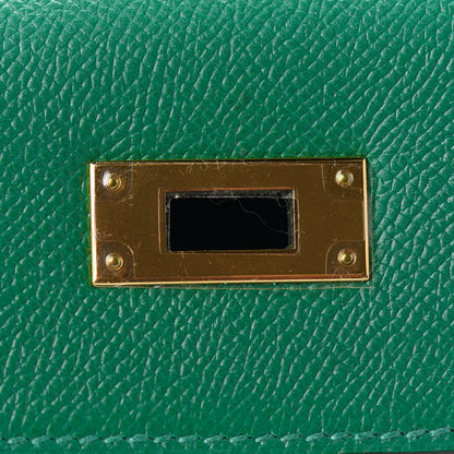 Hermes Epsom Kelly Sellier 28 Vert Vertigo 26 of 38