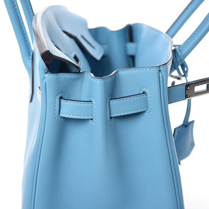 Hermes Swift Birkin 25 Bleu Du Nord 11 of 37