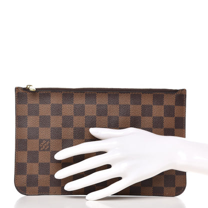 Louis Vuitton Damier Ebene Neverfull MM GM Pochette 2 of 12
