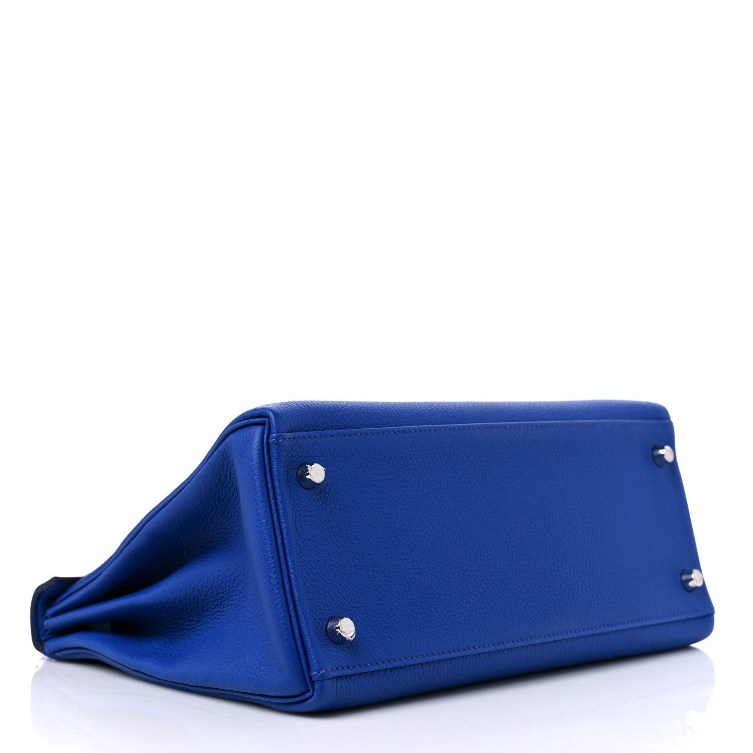 Hermes Togo Kelly Retourne 28 Bleu Royal 4 of 9