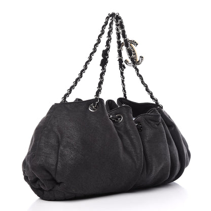 Chanel Jersey Melrose Cabas Black 3 of 10