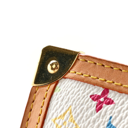 Louis Vuitton Monogram Multicolor Key Pouch White 9 of 11