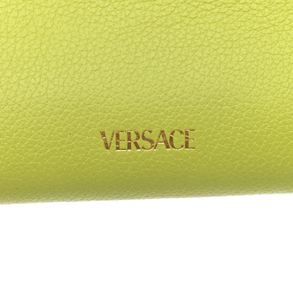 Versace Calfskin Medusa Small Top Handle Handbag Lime 11 of 12