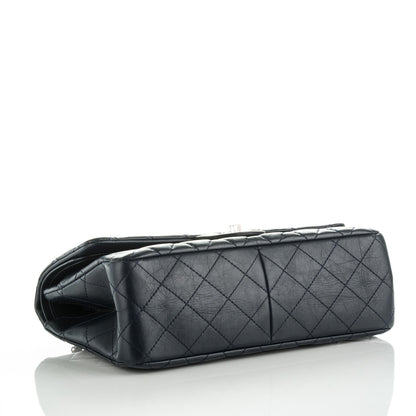 Chanel Aged Calfskin Quilted 2.55 Reissue 227 Flap Dark Navy 4 of 8