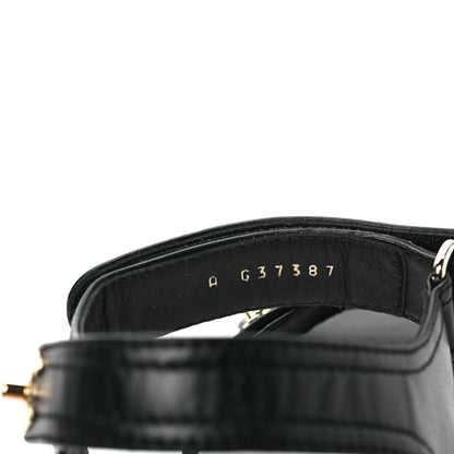Chanel Goatskin CC Turnlock Sandals 39 Black 8 of 8