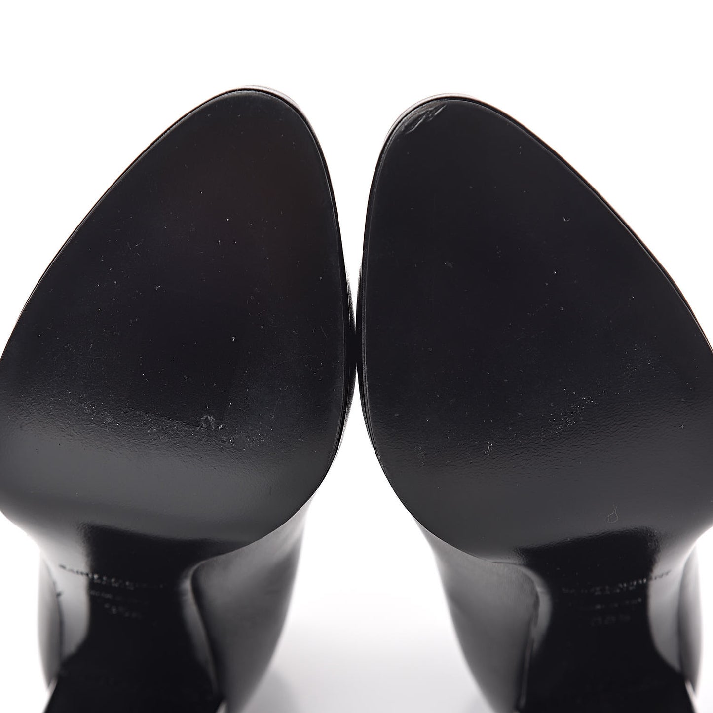 Moroder Calfskin Loulou 95 Ankle Zip Booties 35.5 Black