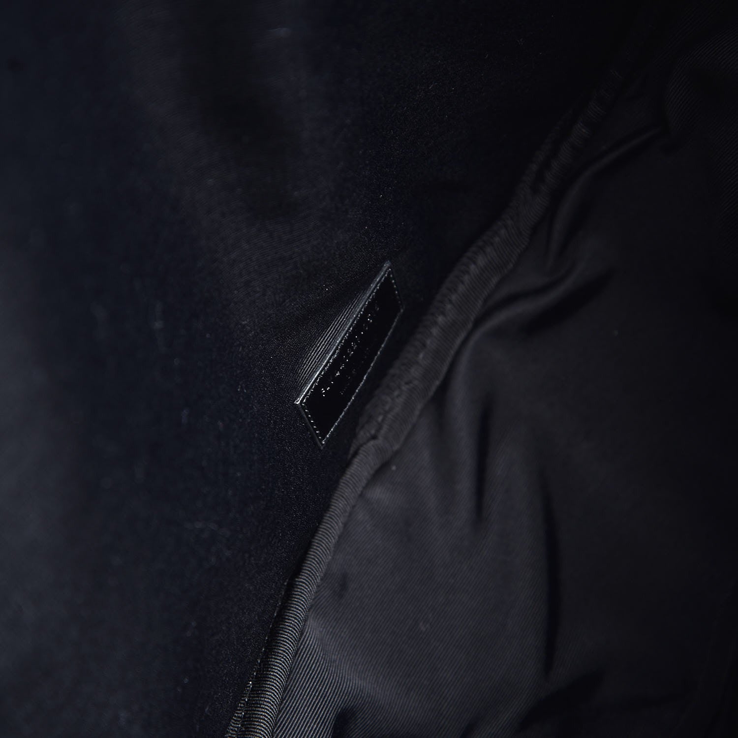 Saint Laurent Glitter Canvas Guitar Case Black 7 of 7