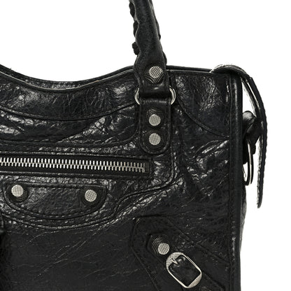 Balenciaga Agneau Giant 12 Silver Hardware Mini City Black 9 of 11