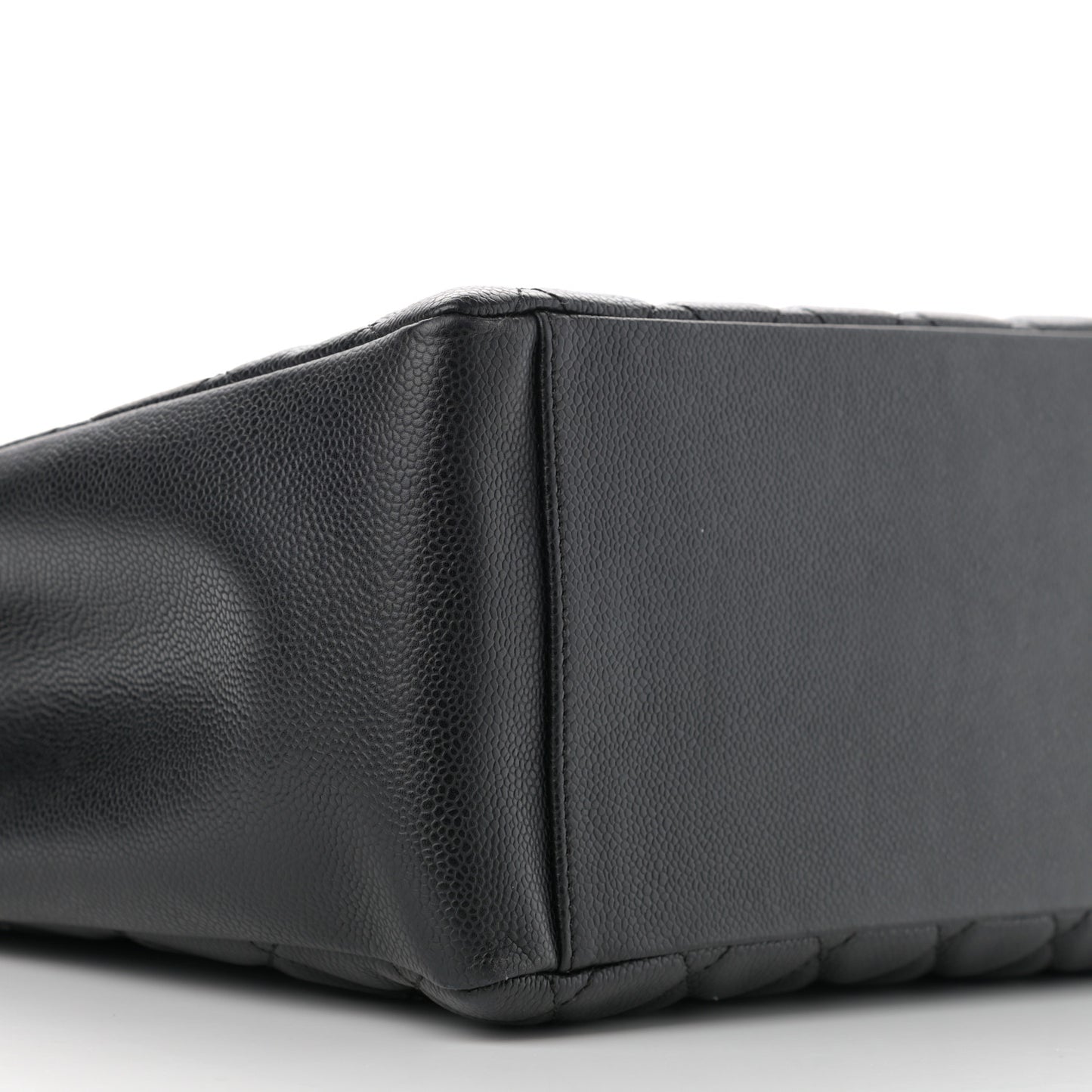 Caviar Quilted Grand Shopping Tote GST Black