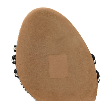 Jimmy Choo Crystal Suede Dudette 100 Pumps 36.5 Black 8 of 10