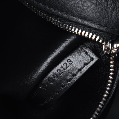 Balenciaga Metallic Goatskin Logo XXS Everyday Tote Argent Black 8 of 16