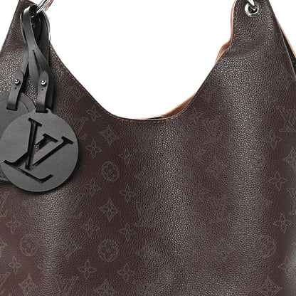 Louis Vuitton Mahina Carmel Hobo Chocolate 7 of 9