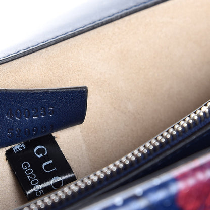 Gucci Python Cubic Medium Dionysus Shoulder Bag Red White Blue 7 of 7