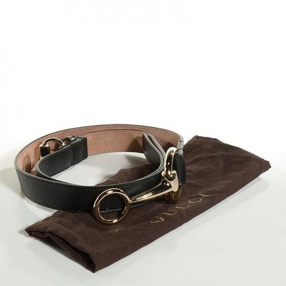 Gucci Calfskin Round Buckle Horsebit Selleria Belt Black 90 36 4 of 10
