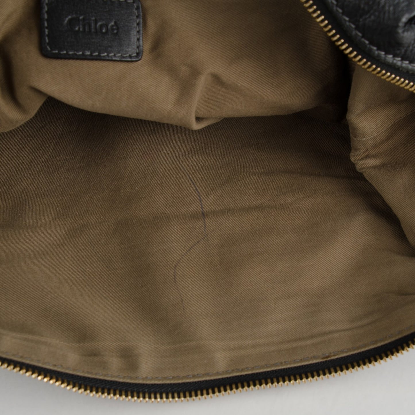 Calfskin Large Marcie Satchel Black