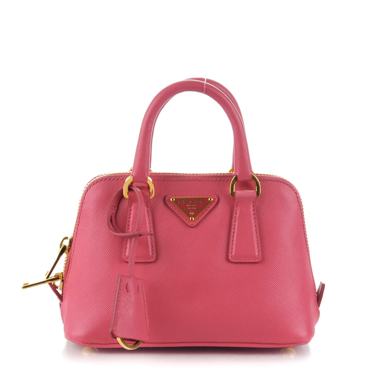 Saffiano Lux Mini Promenade Tote Peonia
