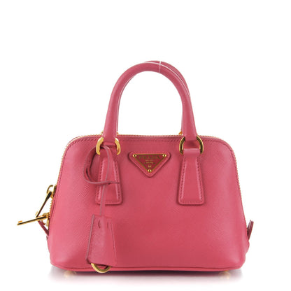 Prada Saffiano Lux Mini Promenade Tote Peonia 1 of 7