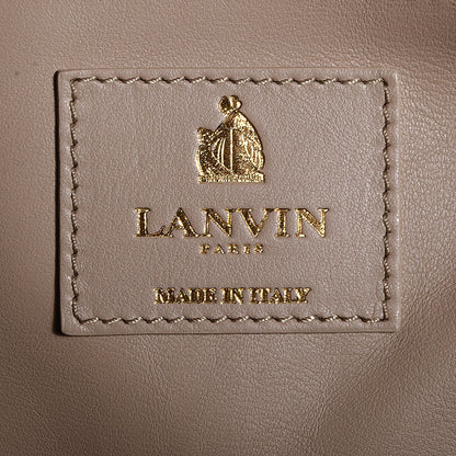 Lanvin Calfskin Fringe Shopping Tote Beige 6 of 7