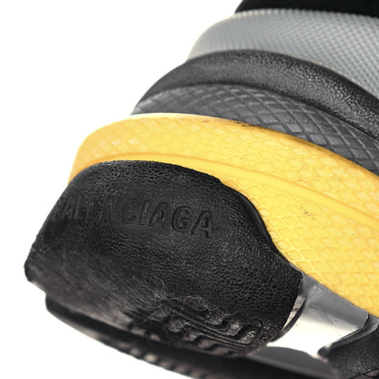 Balenciaga Nylon Suede Mens Triple S 2.0 Sneakers 45 Black Jaune Gris 8 of 13