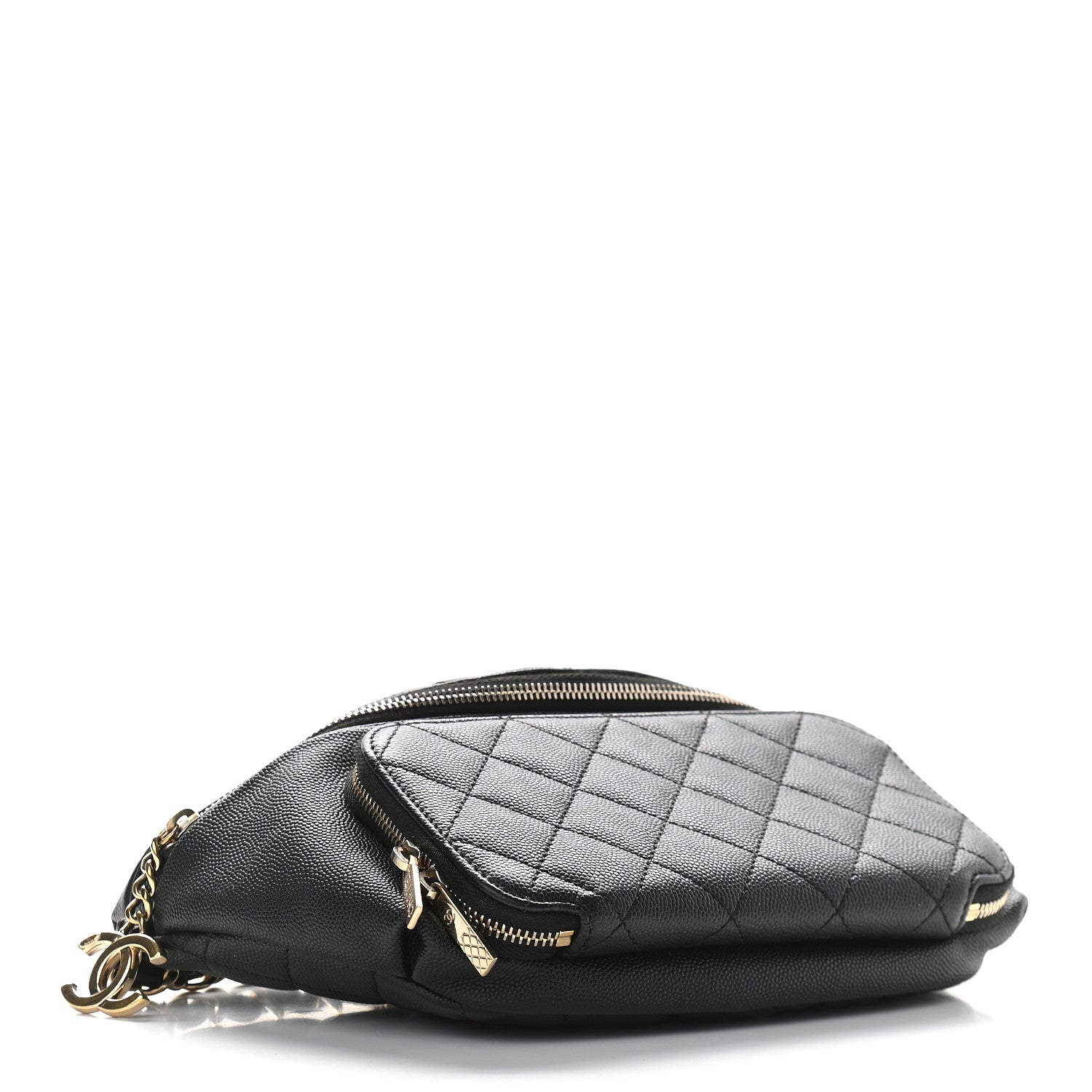 Chanel Caviar Quilted Business Affinity Waist Belt Bag Black 4 of 9
