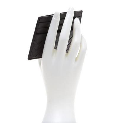 Bottega Veneta Nappa Intrecciato Card Holder Coffee 2 of 7