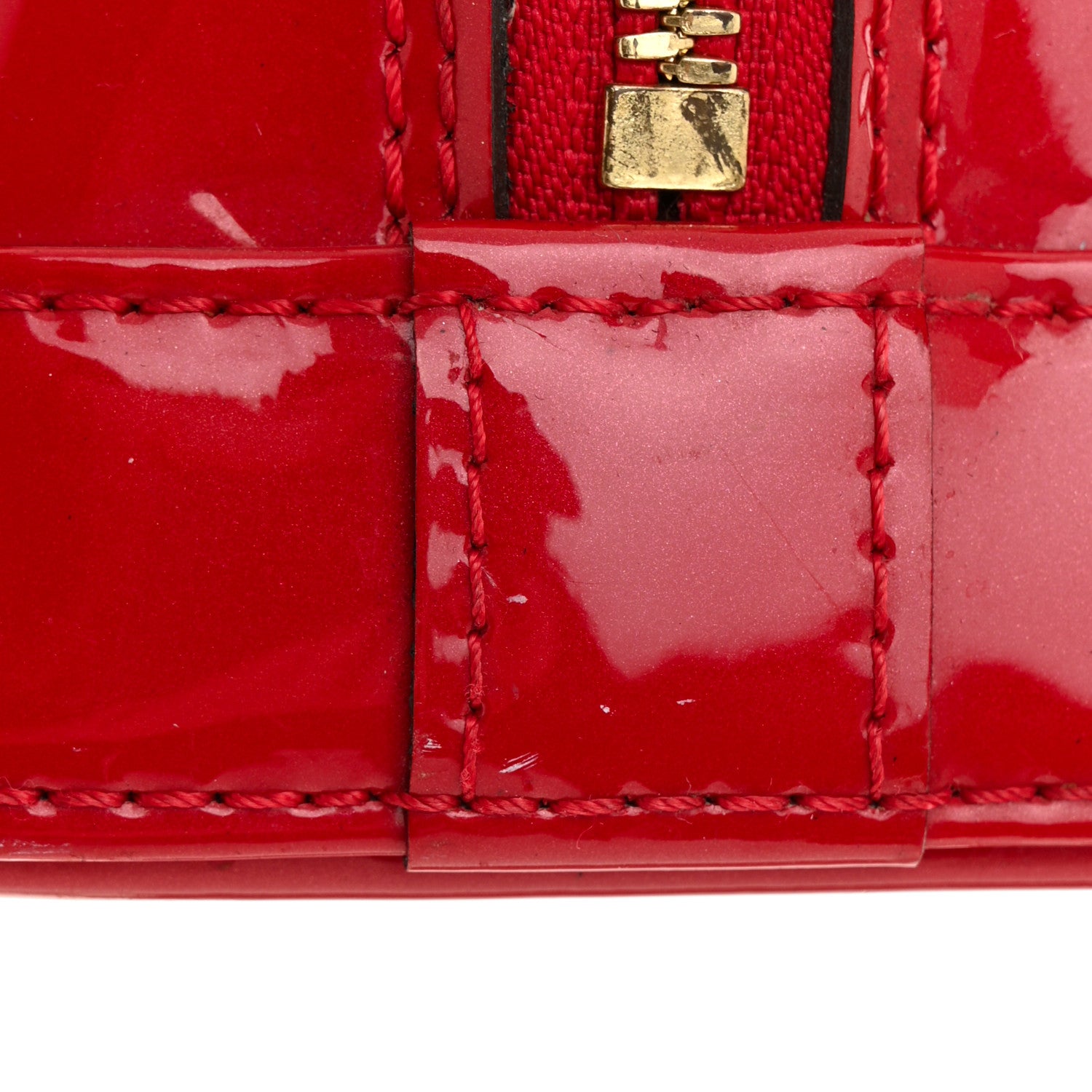 Louis Vuitton Vernis Alma BB Cherry 12 of 12