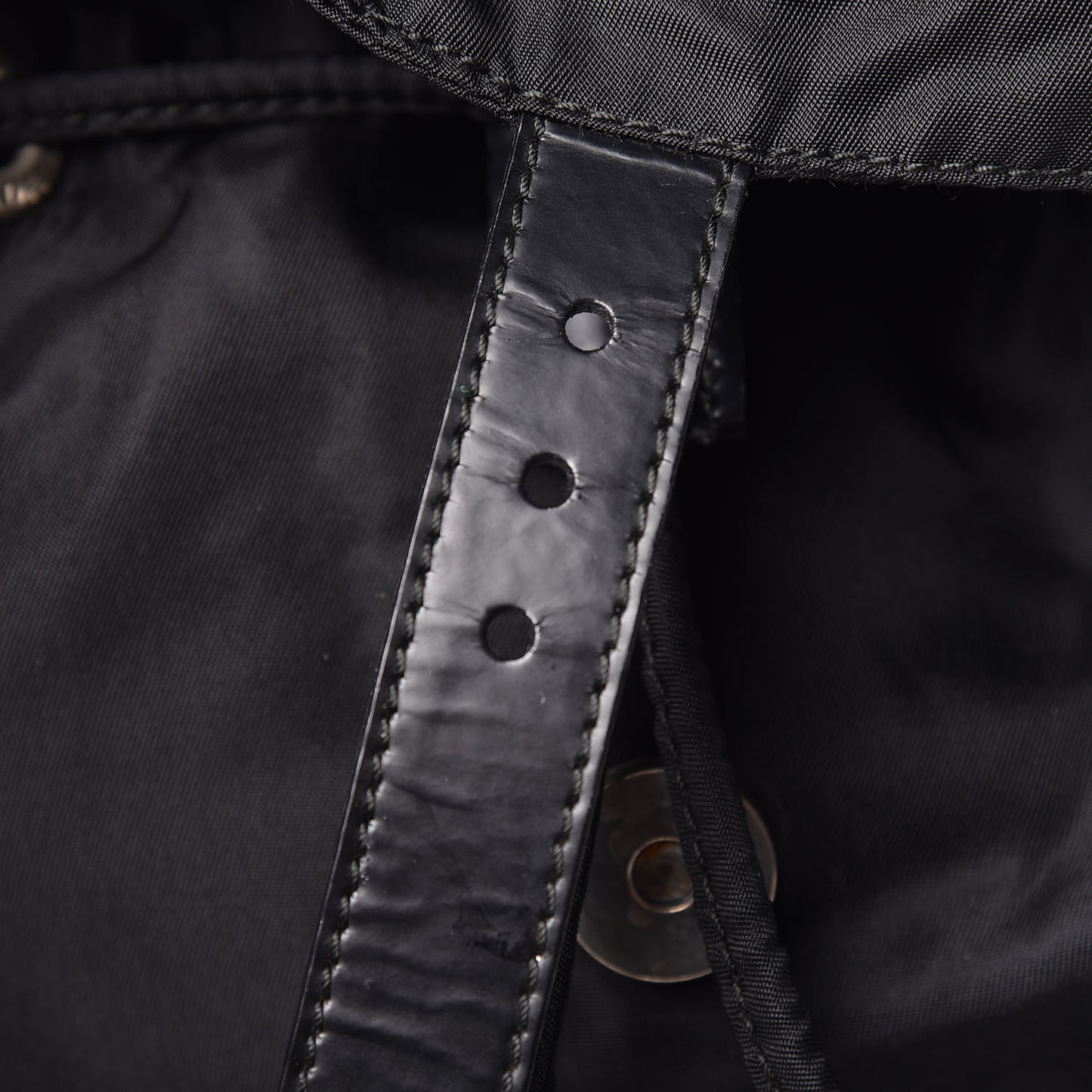 Nylon Vela Medium Backpack Black