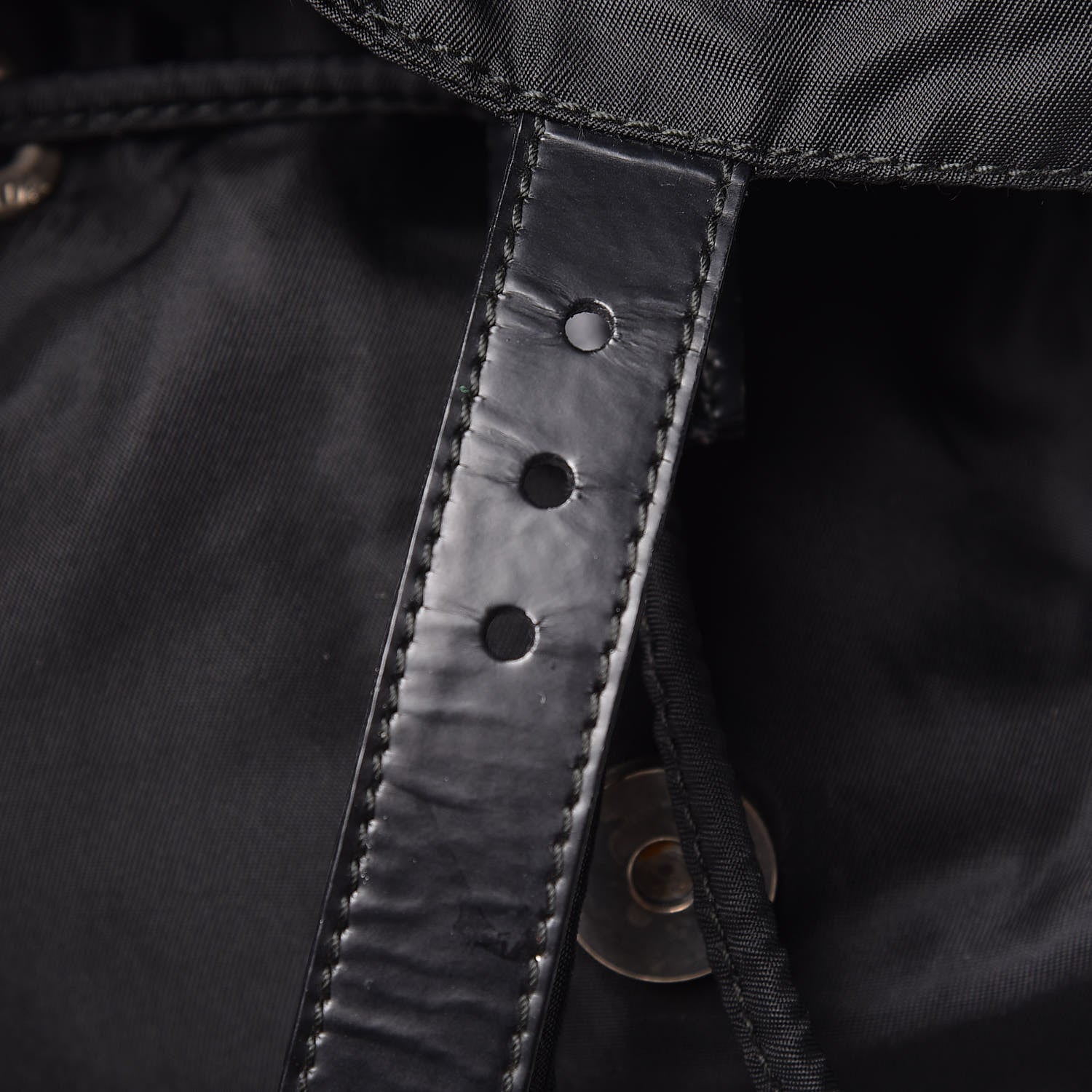 Prada Nylon Vela Medium Backpack Black 9 of 17