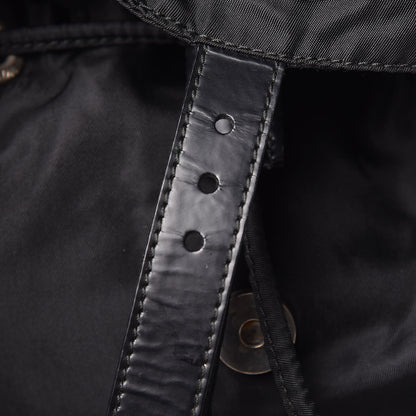 Prada Nylon Vela Medium Backpack Black 9 of 17