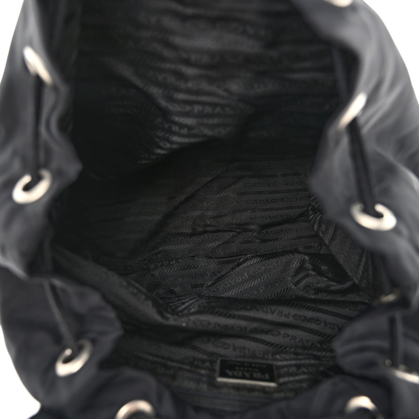 Nylon Vela Medium Backpack Black