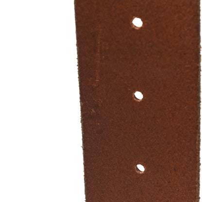 Gucci Calfskin Brass Feline Buckle Belt 80 32 Brown 7 of 11