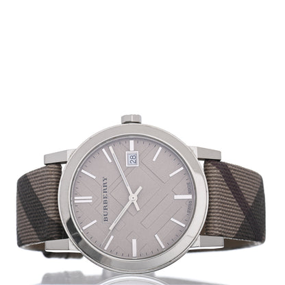 Burberry Stainless Steel 38mm Heritage Nova Check Quartz Watch Beige BU9023 2 of 5