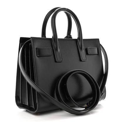 Saint Laurent Calfskin Nano Sac De Jour Black 3 of 10