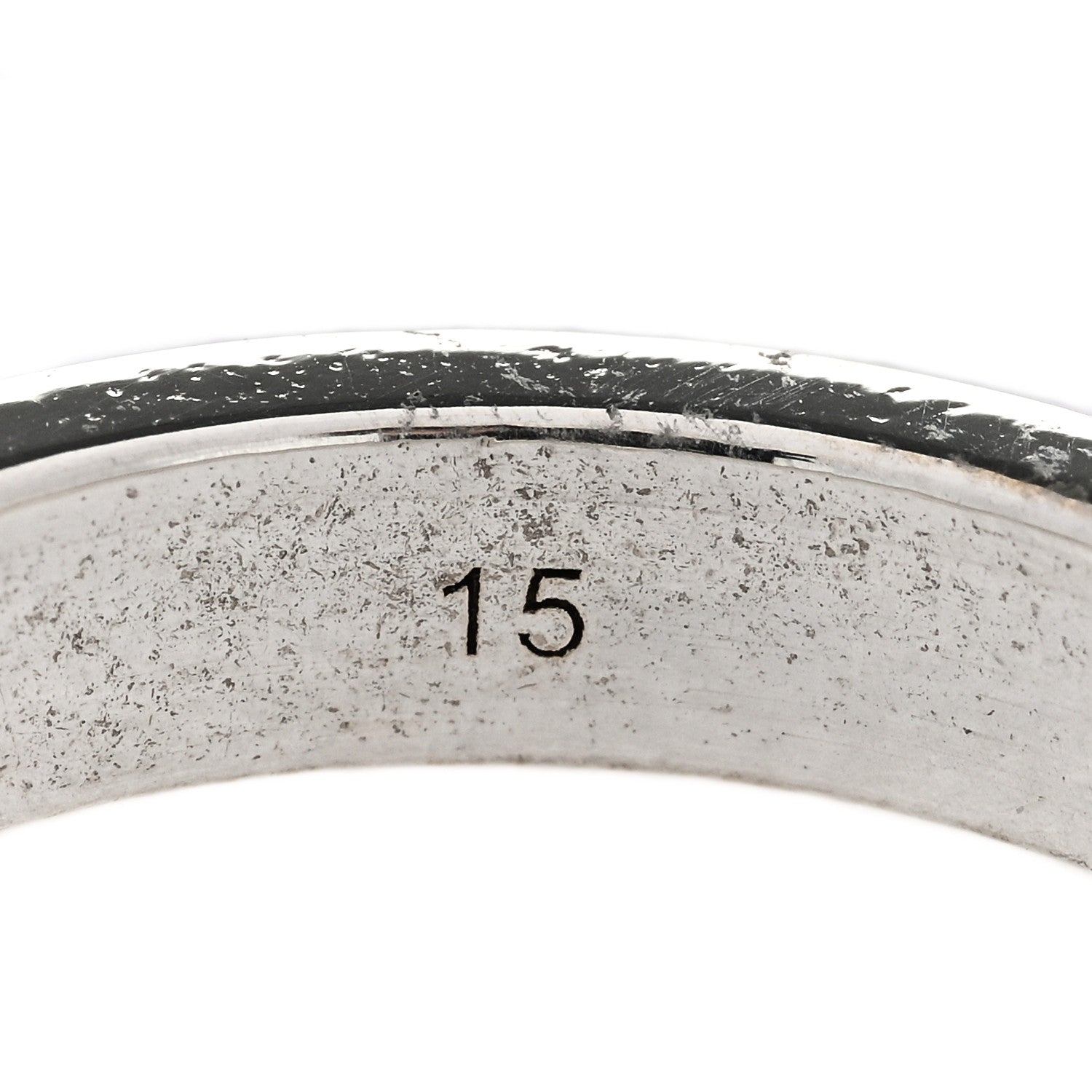 Gucci Sterling Silver Narrow GucciGhost Hamlet Skull Ring 54 7 4 of 5