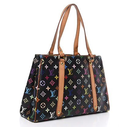 Louis Vuitton Monogram Multicolor Aurelia MM Black 2 of 14