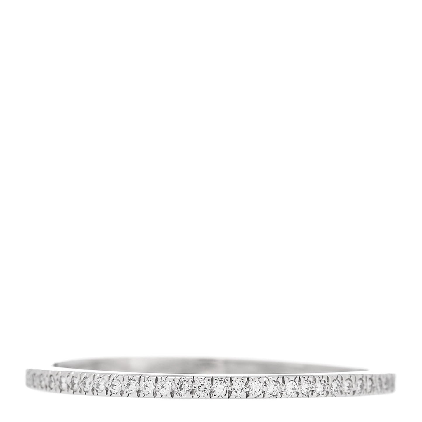 Platinum Diamond Lucida Half Circle Ring 57 8