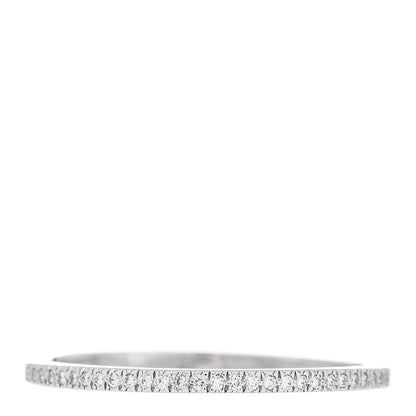 Tiffany Platinum Diamond Lucida Half Circle Ring 57 8 1 of 4
