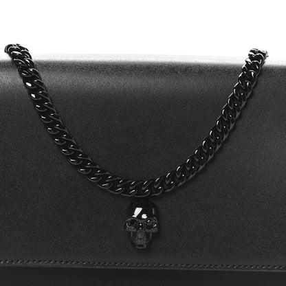 Alexander McQueen Calfskin Skull Small Crossbody Bag Black 7 of 10