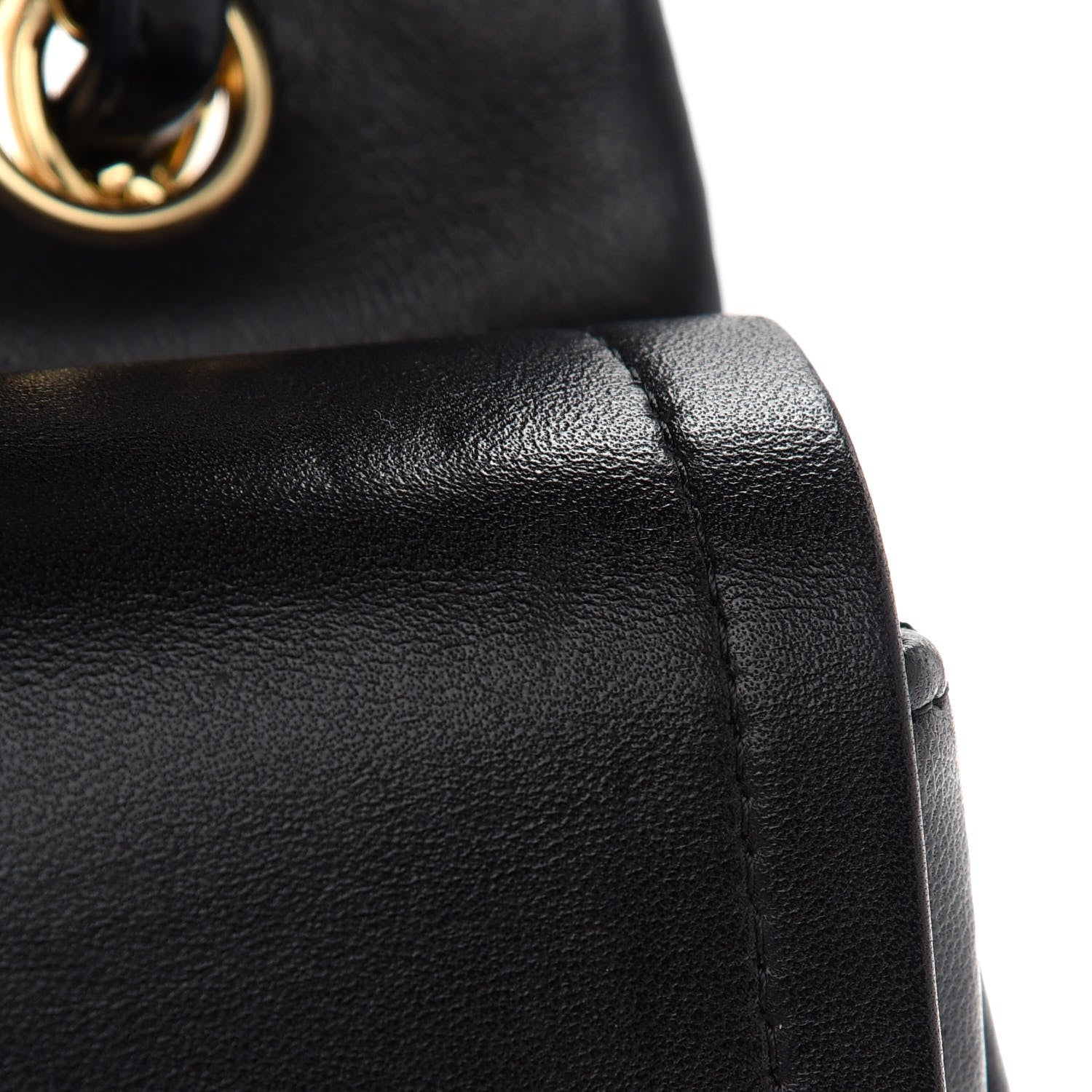 Chanel Lambskin Quilted Jumbo Double Flap Black 12 of 12