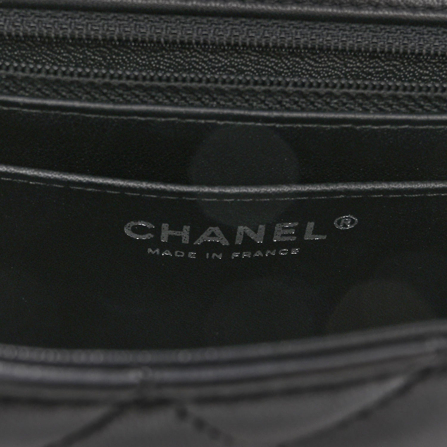 Chanel Lambskin Quilted Mini Rectangular Flap Black 6 of 10