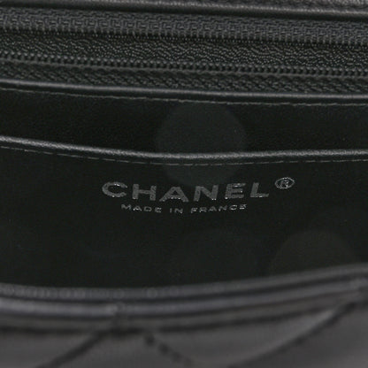 Chanel Lambskin Quilted Mini Rectangular Flap Black 6 of 10