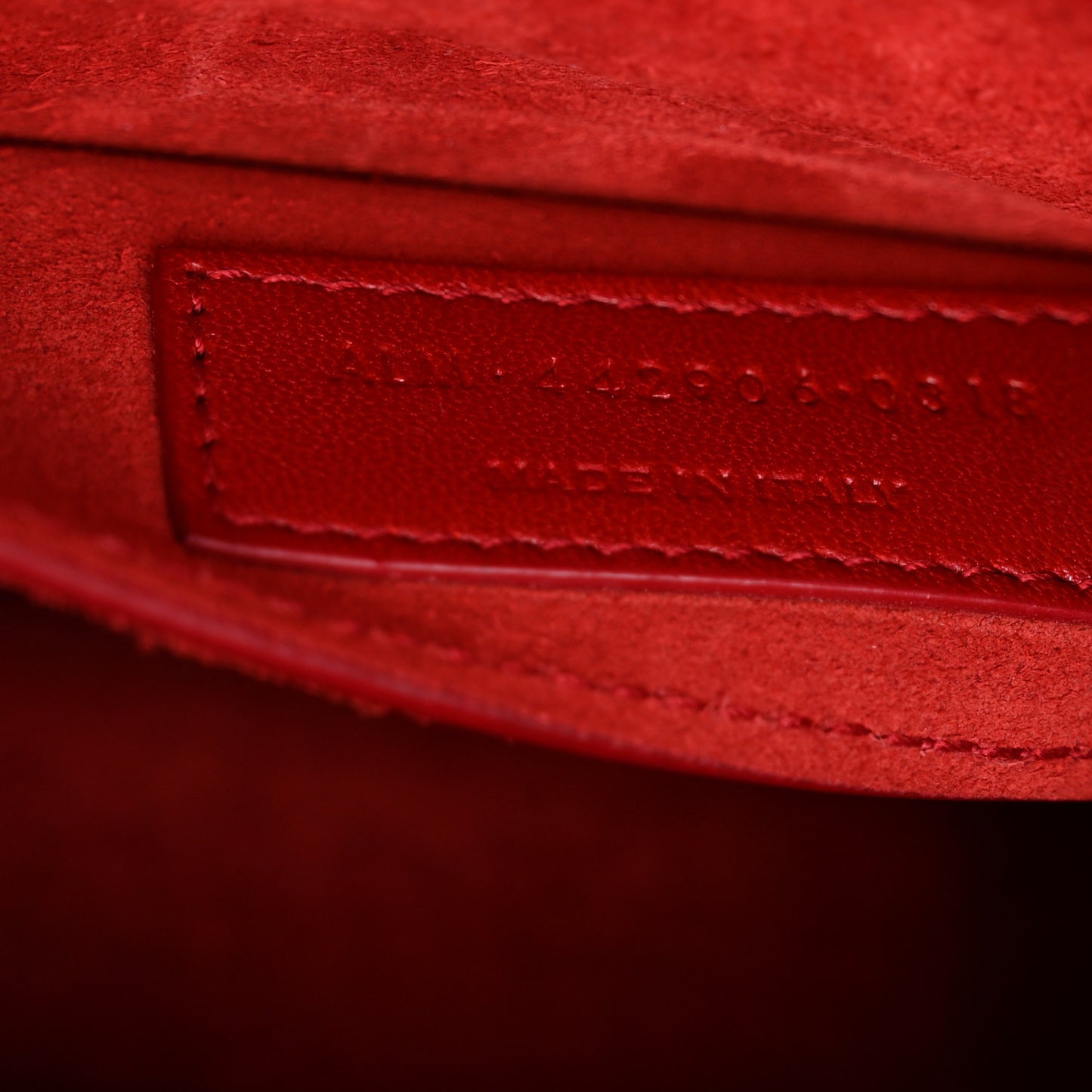 Calfskin Medium Monogram Sunset Rouge Eros