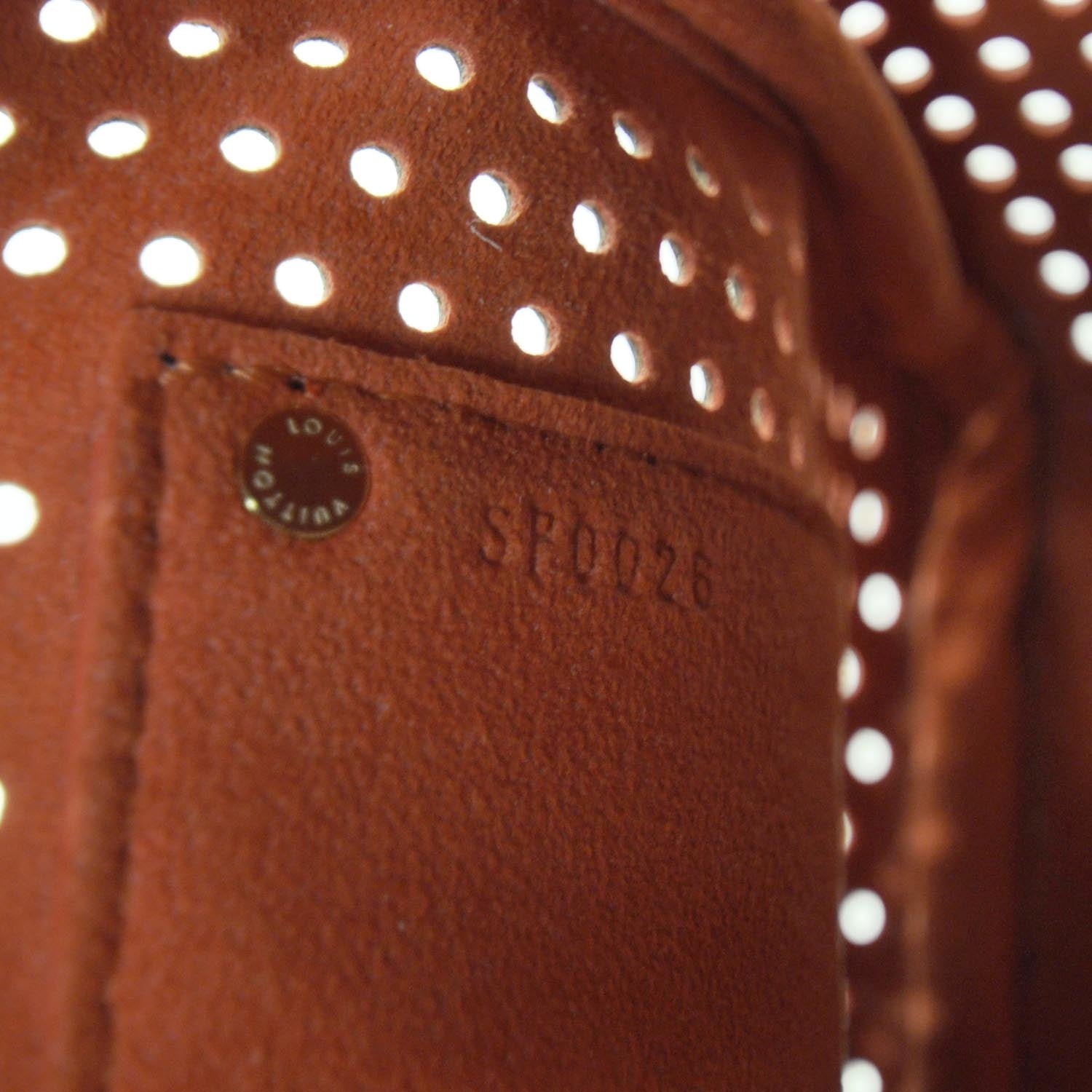 Louis Vuitton Monogram Perforated Speedy 30 Orange 11 of 11