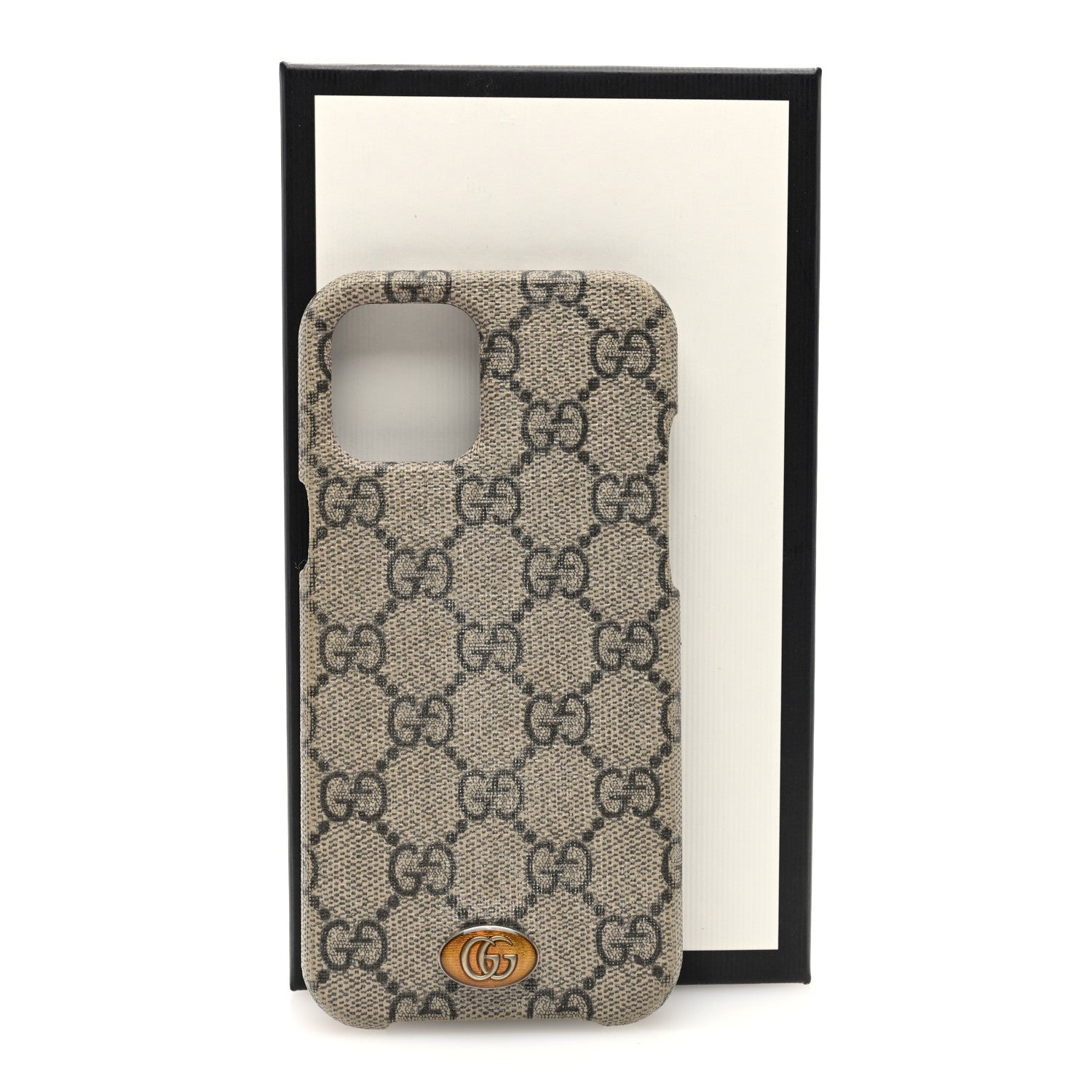 美品 グッチ GGスプリーム GUCCI iPhone 12 Pro Max Gucci GG Supreme Monogram Ophidia iPhone 12 Pro Max Case 1641554