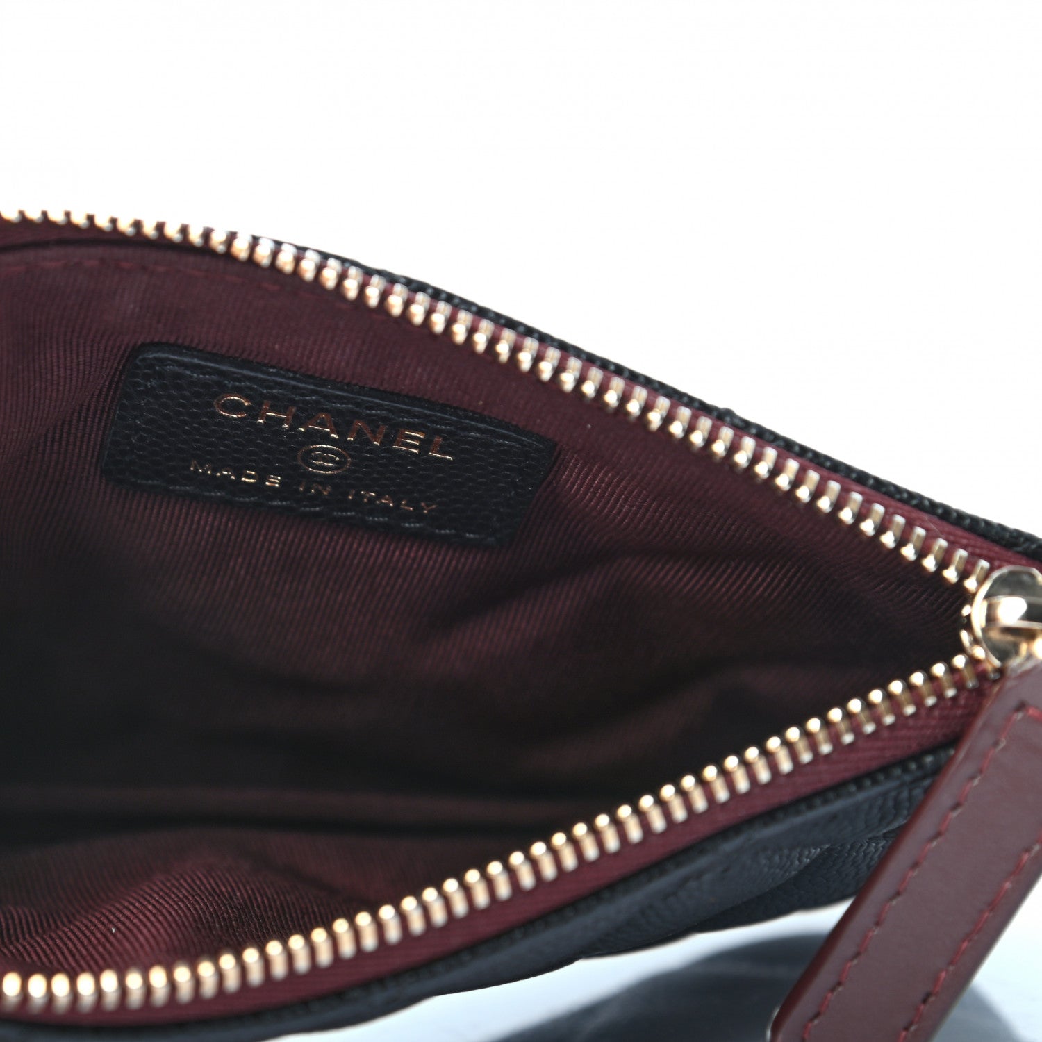 Chanel Caviar Quilted Small Cosmetic Case Black 5 of 7