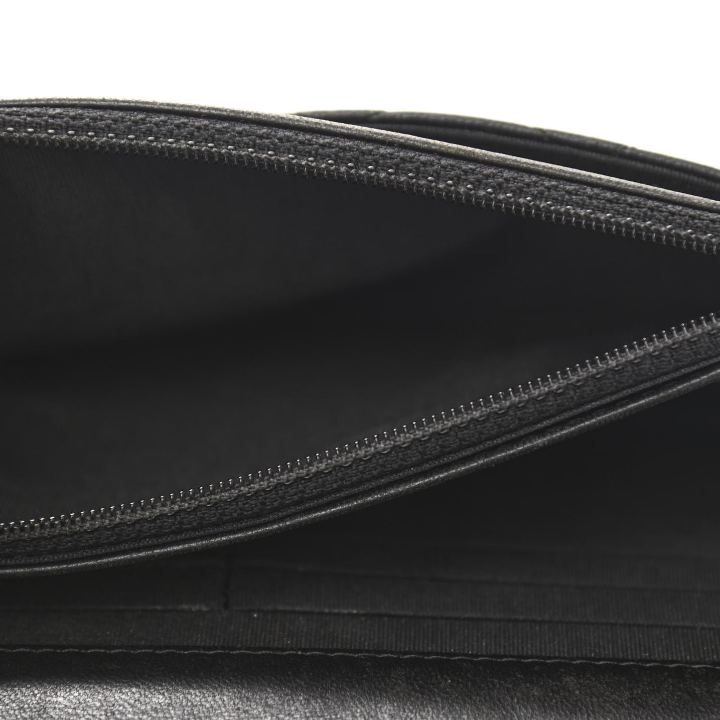 Calfskin Quilted Boy Wallet On Chain WOC Black