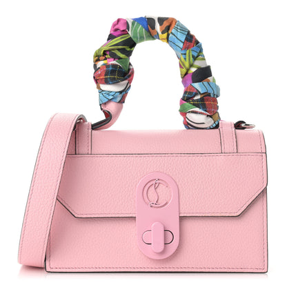 Christian Louboutin Grained Calfskin Mini Elisa Top Handle Bag Pink 1 of 8