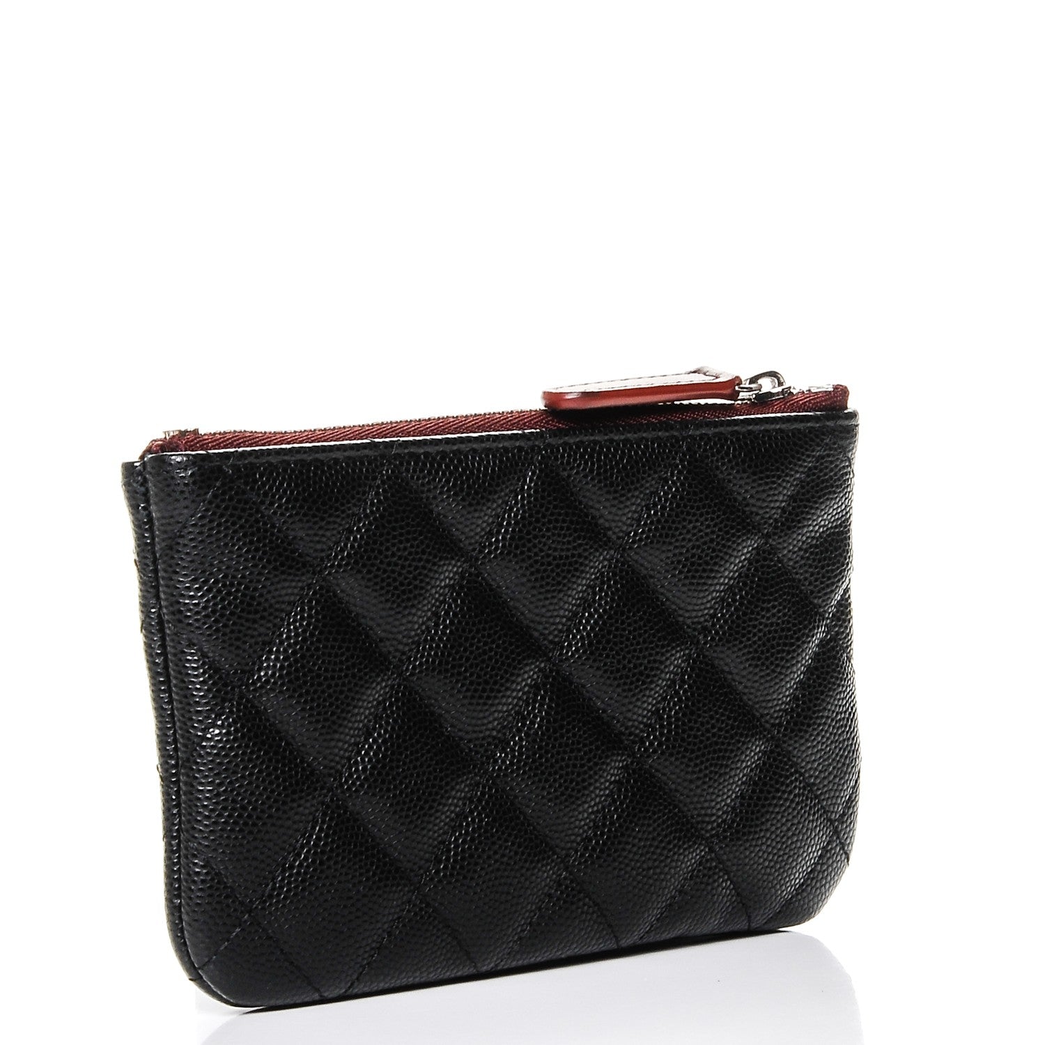 Chanel Caviar Quilted Small Cosmetic Case Black 3 of 7