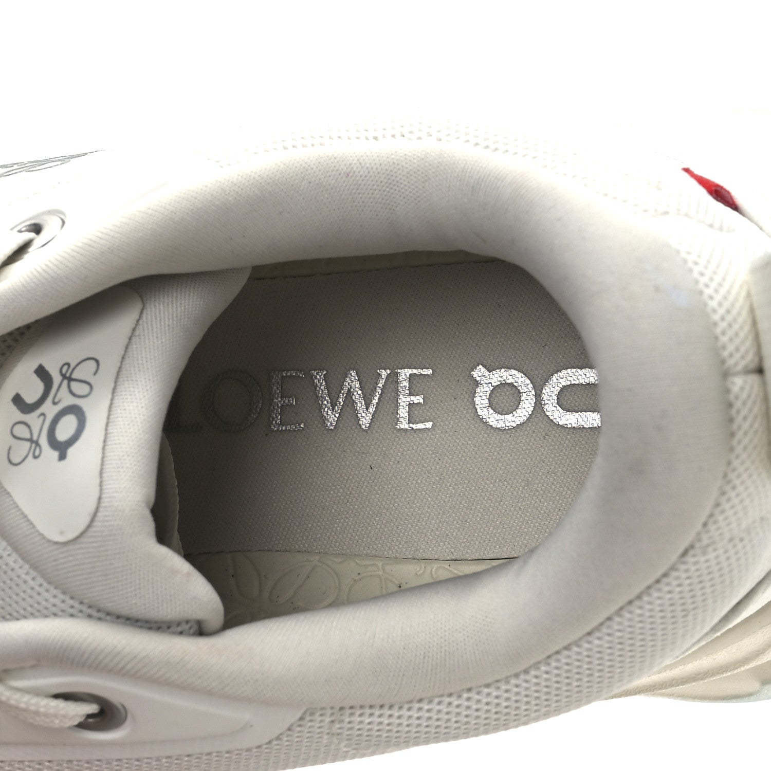 Loewe X ON Recycled Polyester Womens Cloudtilt Sneakers 37 All White 9 of 14