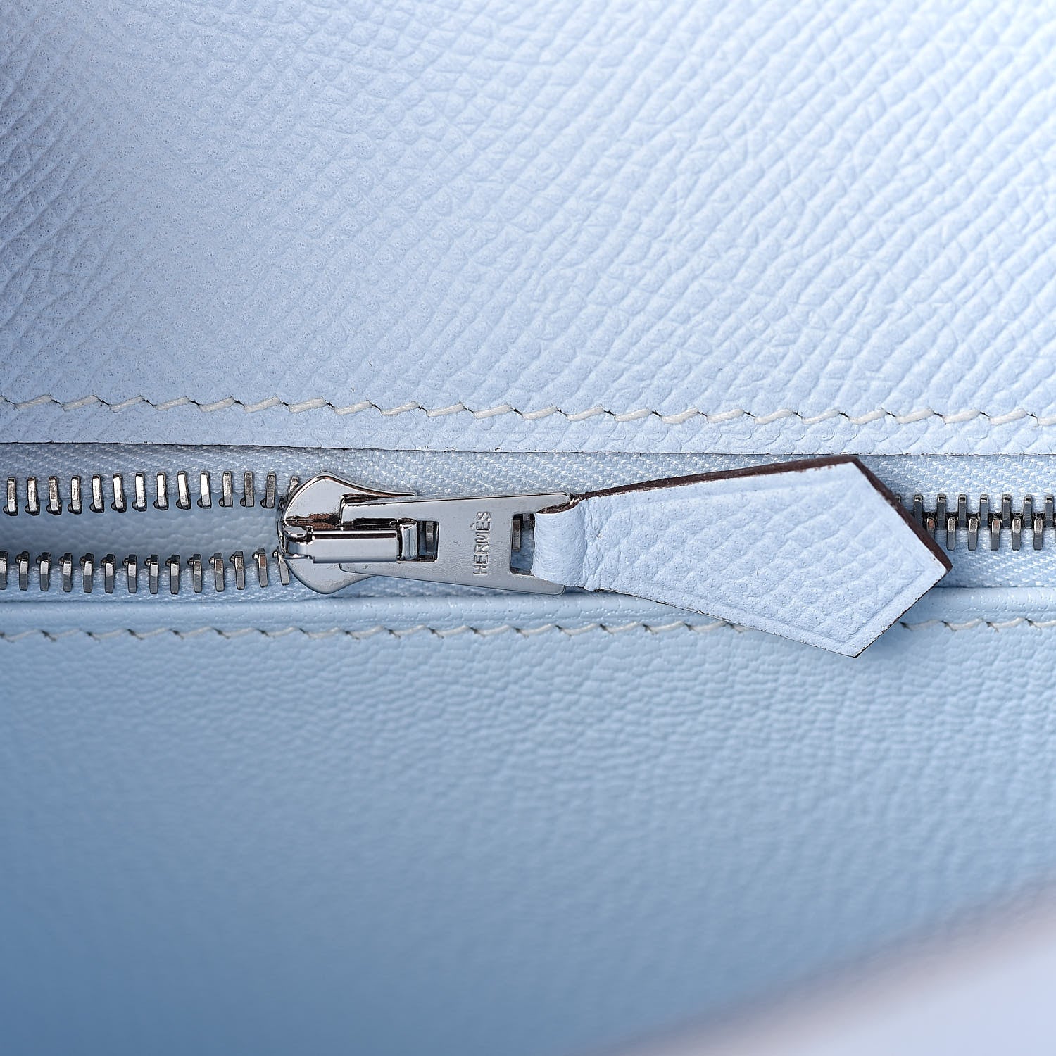 Hermes Epsom Kelly Sellier 25 Bleu Brume 14 of 32